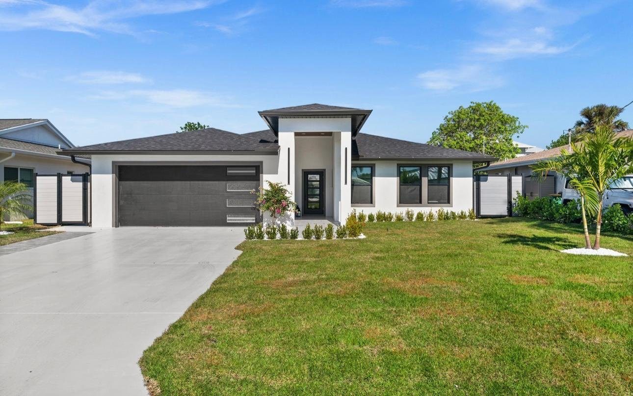 Front elevation after